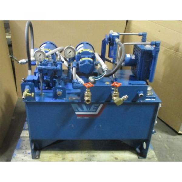 RWE Vickers Delta Power A23 Dual 1/2 HP Baldor Motor Hydraulic Power Unit Used #2 image