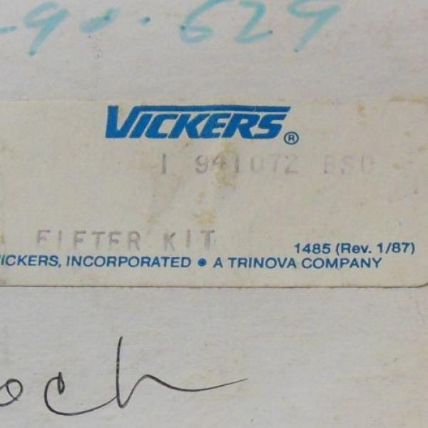 VICKERS HYDRAULIC FILTER KIT 1 94072 BS0 #2 image