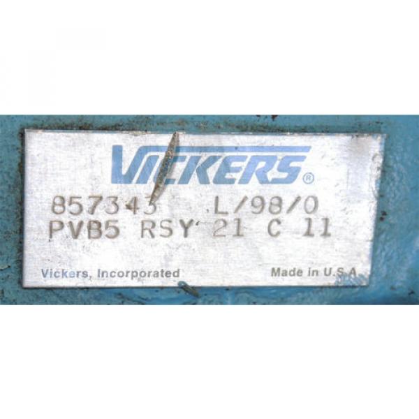 Vickers Hydraulic Pump PVB5 RSY 21 C 11 - 857343 #2 image