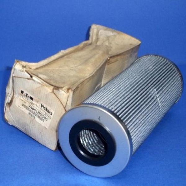 EATON VICKERS 150 PSID 3 MICRON HYDRAULIC FILTER ELEMENT, V4051B3C03 Origin #1 image