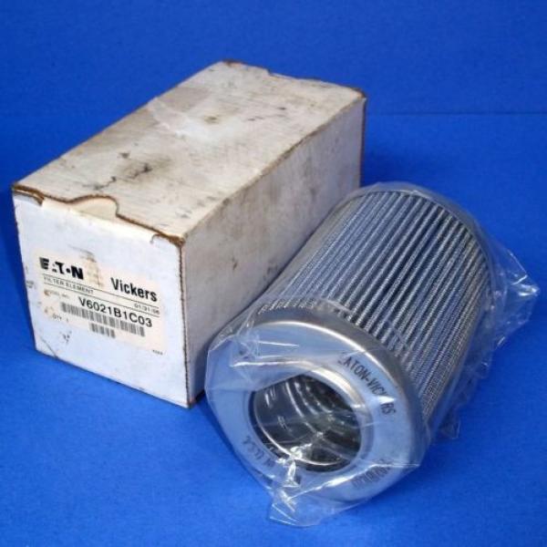 EATON VICKERS 290 PSID 3 MICRON HYDRAULIC FILTER ELEMENT V6021B1C03 Origin #1 image