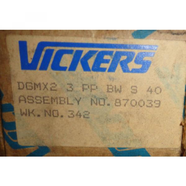 Vickers DGMX2 3 PP BW S 40 Hydraulic Pressure Reducing Valve DGMX23PPBWS40 Origin #2 image