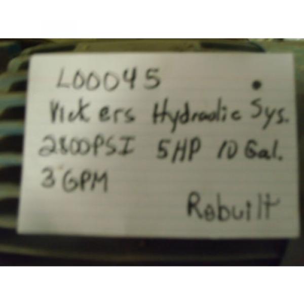 Vickers Hydraulic System Lube System 2800 PSI 3 GPM 10 Gallon Rebuilt #2 image