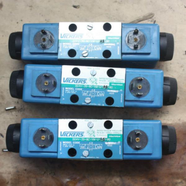 VICKERS HYDRAULIC DG4V-3S-8C-VM-U-A5-60 A02-101725 Solenoid Operated Directional #5 image