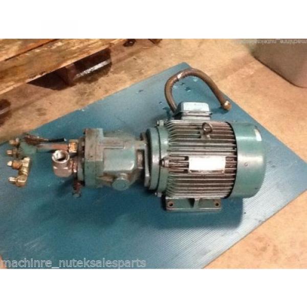 Vickers Pump PVB15-RSY-30-CM-11-JA_PVB15RSY30CM11J with Motor TDM-1034-1534 #2 image