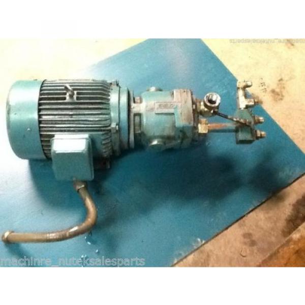 Vickers Pump PVB15-RSY-30-CM-11-JA_PVB15RSY30CM11J with Motor TDM-1034-1534 #4 image