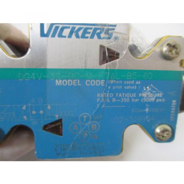 VICKERS DG4V-3S-OC-M-FTWL-B5-60 HYDRAULIC SOLENOID VALVE Origin NO BOX #4 image