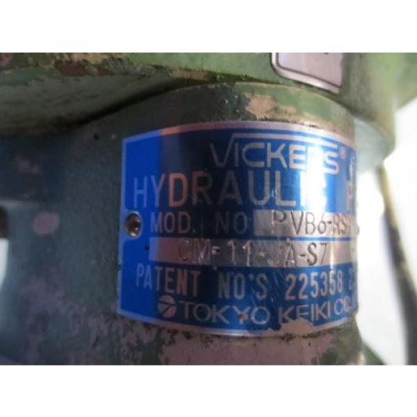 TOKYO MOTOR HYDRAULIC PUMP TDM-0514/0614 VICKERS HYDRO PVB6-RSY-20-CM-11-JA-S7 #6 image