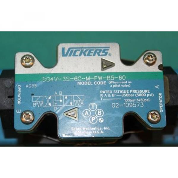 Vickers, DG4V-3S-6C-M-FW-B5-60, Hydraulic Directional Valve Origin #2 image