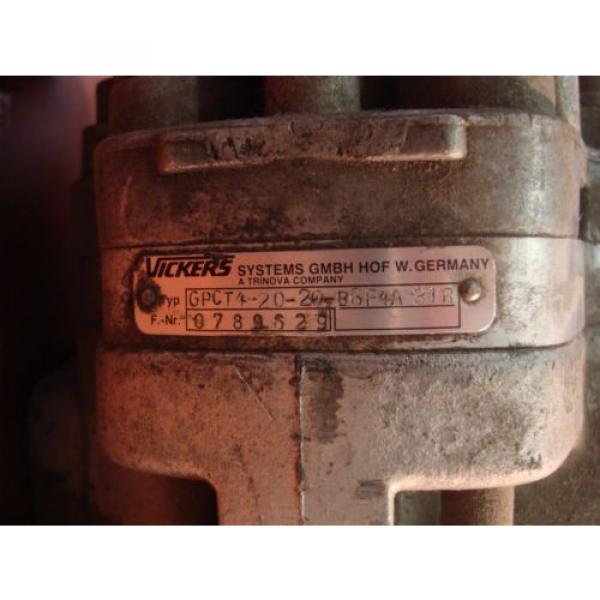 Vickers GPCT4-20-20-B6F4A-31R hydraulic pump #5 image