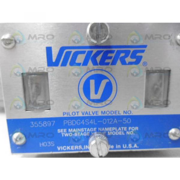 VICKERS PBDG4S4L-012A-50 DIRECTIONAL PILOT VALVE Origin NO BOX #4 image