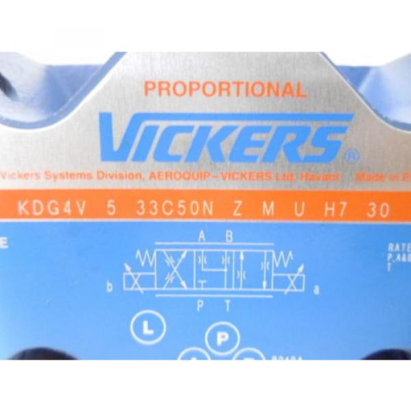 VICKERS KDG4V-5-33C50N-Z-M-U-H7-30 PROPORTIONAL VALVE Origin IN BOX #4 image