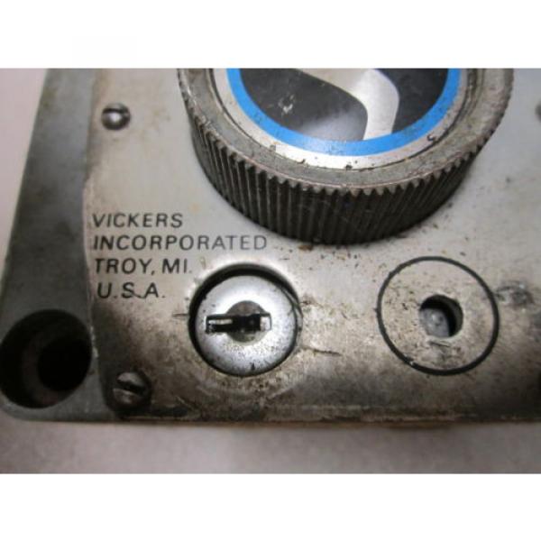 VICKERS/ EATON FG 03 28 22 HYDRAULIC FLOW CONTROL VALVE  Loc 85C #3 image