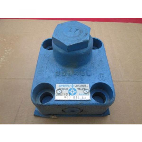 Sperry Vickers  C5G 815 S8 Hydralic Check Valve #1 image