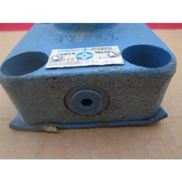 Sperry Vickers  C5G 815 S8 Hydralic Check Valve #3 image