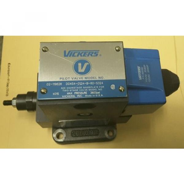 VICKERS DG4S4-012A-B-60-S324 Hydraulic Solenoid Valve W/ DGMFN-5-Y-A1W-B1W-30 #1 image