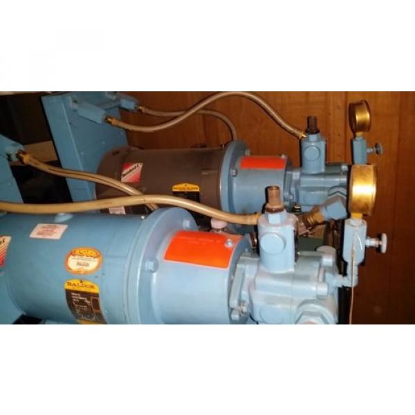 Continental Hydraulic Power unit PVR6-6B15-RF-0-6-H Vickers, DUAL PUMP MOTOR HEs #4 image