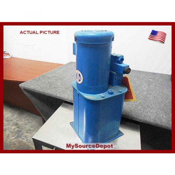 HYDRAULIC PUMP MOTOR UNIT,3 PHASE,2HP,3 GALLON TANK,BALDOR MOTOR,Origin UNIT #4 image