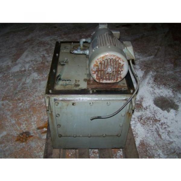 15 kw NACHI VDR-1A-1A2-10, variable vane pump, motor and tank #4 image