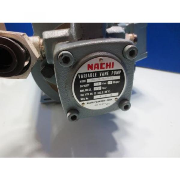 NACHI HYDRAULIC OIL MOTOR LTIS90-NR VBBA-0A4B15 PUMP USV-0A-A3-15-4-12 VDS-OB- #8 image