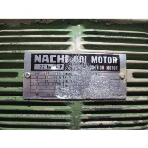 NACHI HYDRAULIC MOTOR LTIS70-NR PUMP UPV-1A-22N1-22-4-Z-10 PVS-1B-22N1-Z-10 #3 image