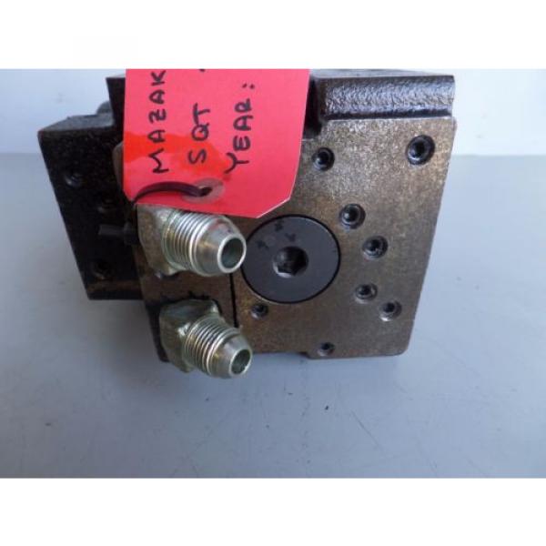 MAZAK NACHI HYDRAULIC MOTOR PI-0B-87-2GS0L1-8579A MAZAK SQT-200 #1909M #3 image