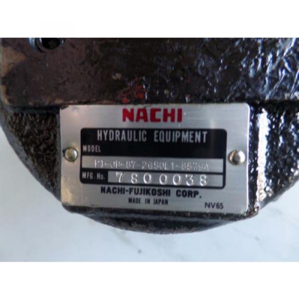 MAZAK NACHI HYDRAULIC MOTOR PI-0B-87-2GS0L1-8579A MAZAK SQT-200 #1909M #5 image