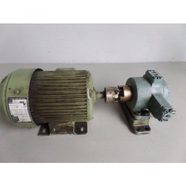 YASKAWA HYDRAULIC PUMP FEQ 71-2350 NACHI VANE PUMP VDR-1A-1A2-13 LOT# 2082M #1 image