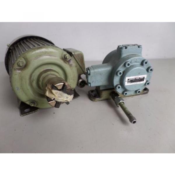 YASKAWA HYDRAULIC PUMP FEQ 71-2350 NACHI VANE PUMP VDR-1A-1A2-13 LOT# 2082M #2 image