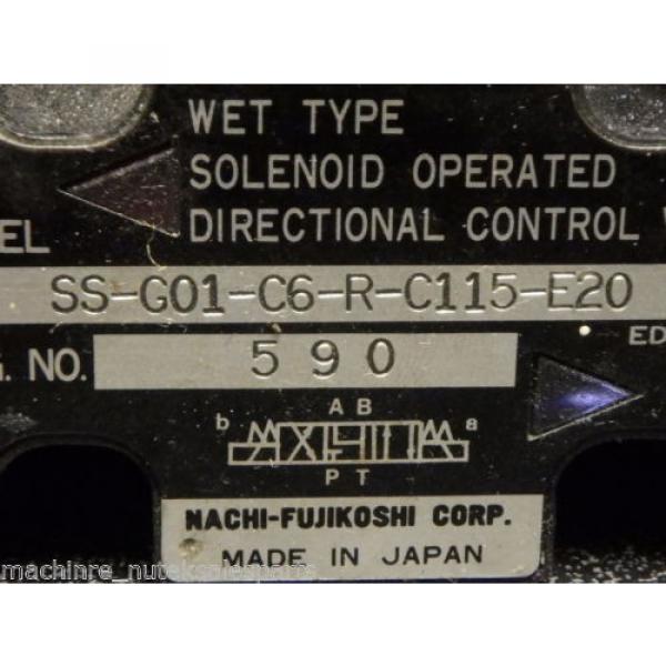 NACHI DIRECTIONAL CONTROL VAVLE_SS-G01-C6-R-C115-E20_SSG01C6RC115E20 #6 image