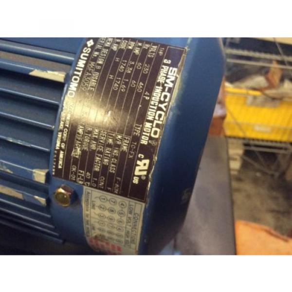 SUMITOMO DRIVE HYPONIC GEAR MOTOR RNYM113201YYAJ120 Origin NOS $799 #6 image