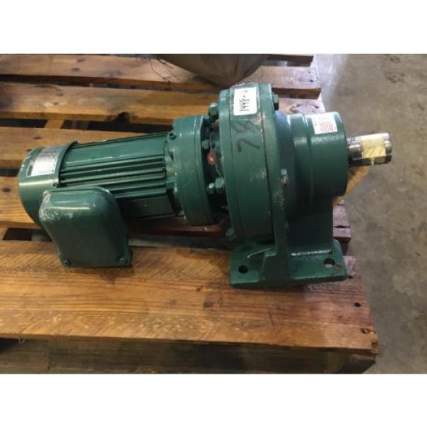 SUMITOMO SM CYCLO GEAR MOTOR, RATIO 289, WITH MOTOR, 1/2 HP, 1740 RPM , USED #3 image