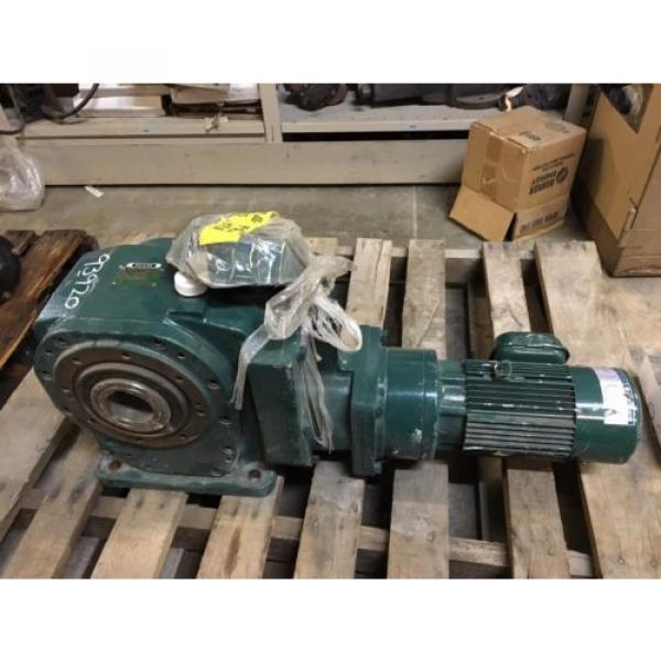 SUMITOMO SM-RHYTAX GEAR MOTOR, KHYM1-80DA-K1-B-450, RATIO 450, 480V, USED #1 image