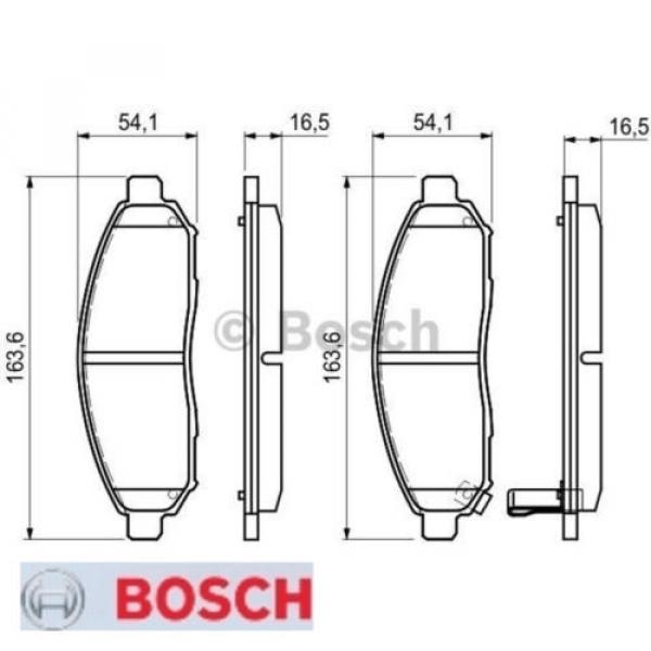 Bremsbelagsatz Bremsbeläge Bremsklötze BOSCH BP1062 24227 8200D109 0986494151 #1 image