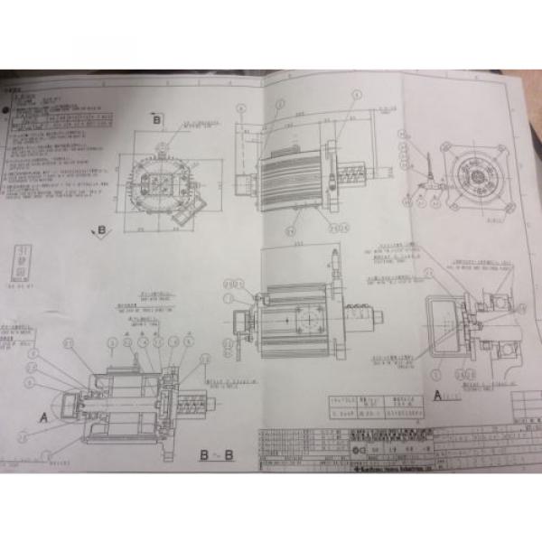 SUMITOMO SD185236FH CUTTING PUNCH MOTOR FOR SD35E, 08kW 90V 3PH 30HzOrigin #7 image