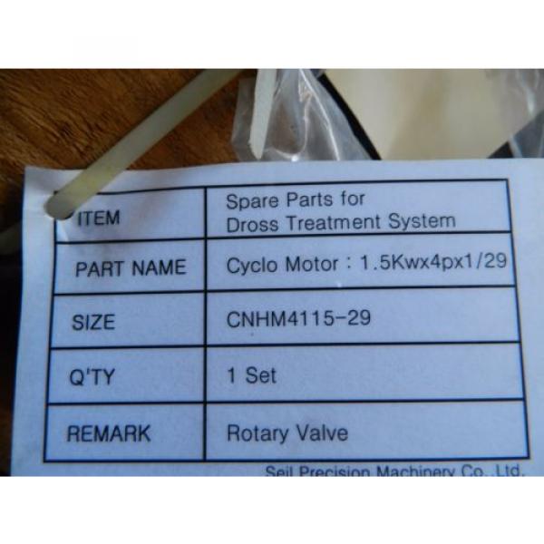 SUMITOMO CYCLO DRIVE CNHM2-4115-29 #3 image