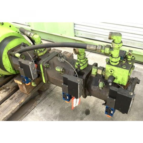 120 HP ABB ELECTRIC MOTOR 1780 RPM WITH THREE REXROTH R900 HYDRAULIC pumpsS #6 image