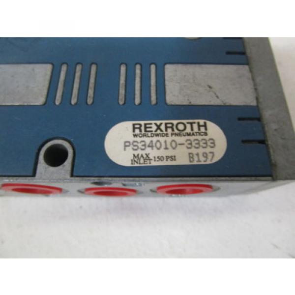 REXROTH PNEUMATIC VALVE PS34010-3333 Origin NO BOX #2 image