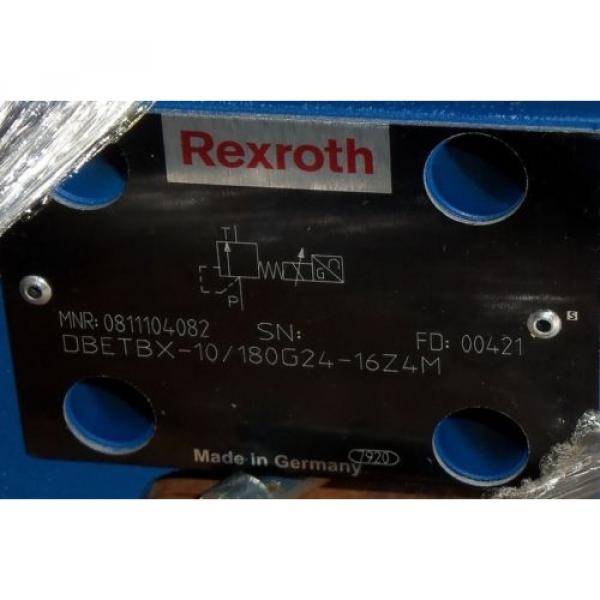 REXROTH HYDRAULIC PROPORTIONAL VALVE DBETBX-10/180G24-16Z4M NIB #4 image