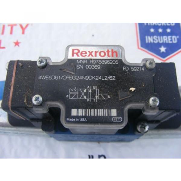 Rexroth 4WE6D61/OFEG24N9DK24L2/62 Solenoid Valve #2 image