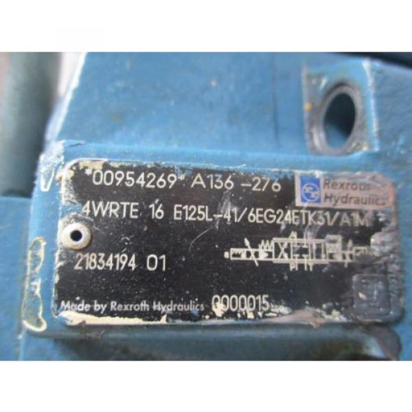 REXROTH HYDRAULICS VORSTEUERVENTIL SERVO VALVE 4WRTE-42/M #6 image