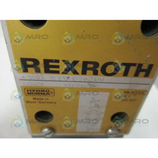 REXROTH 4WRA10E10-10/24NZ4/M PROPORTIONAL VALVE USED #4 image