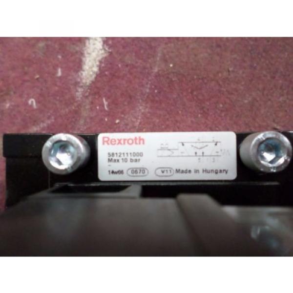 REXROTH PNEUMATIC DIRECTIONAL CONTROL VALVE BASE #K #5 image