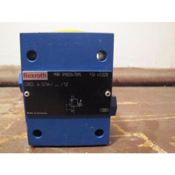 Origin Bosch Rexroth DBD 6 G1X/12 Direct Operated Pressure Relief Valve, R900347095 #1 image