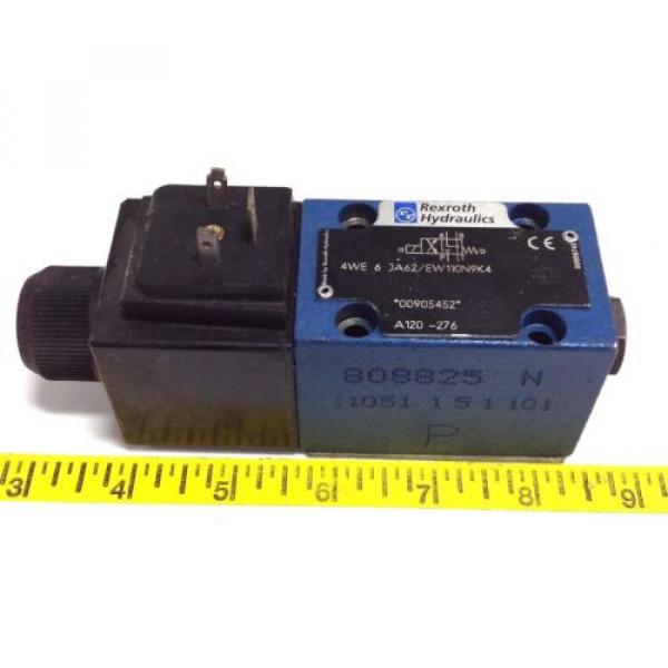 REXROTH HYDRAULIC DIRECTIONAL SOLENOID VALVE 4WE 6 JA62/EW110N9K4 102645 #1 image