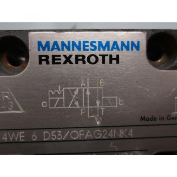 REXROTH  VALVE 4WE 6 D53/OFAG24NK4 4WE6D53/OFAG24NK4 4WE 6 D53/0FAG24NK4 #4 image