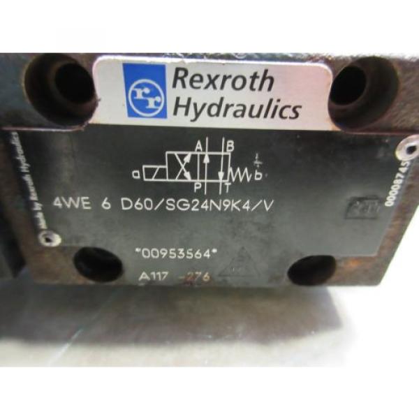 REXROTH HYDRAULIC VALVE 4WE 6 D60/SG24N9K4/V 4WE6D60/SG24N9K4/V #3 image