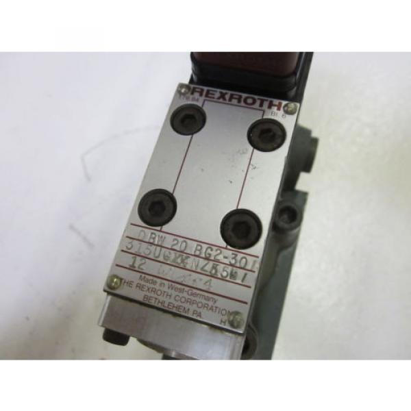 REXROTH DBW 20 BG2-301 315UGXXNZ55L1 VALVE  USED #5 image