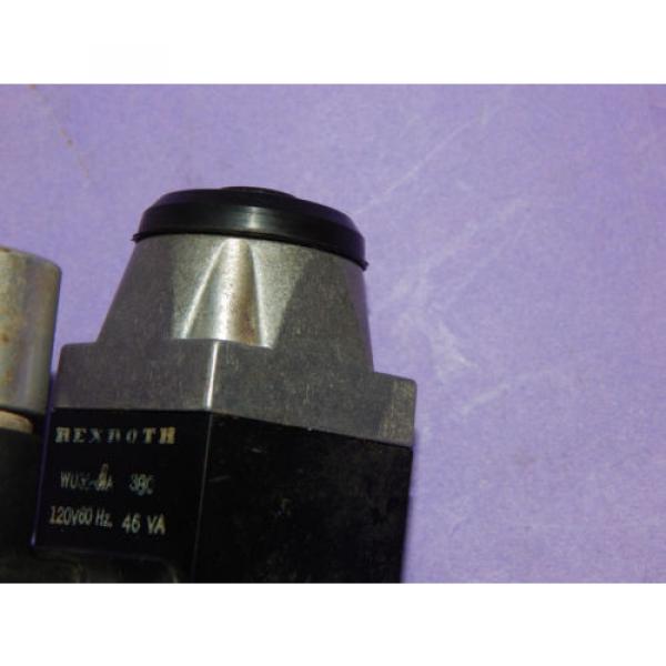 Rexroth WU35-0A 380 Solenoid Valve w/ Coil 120V 46VA 60HZ WU350A380 #3 image