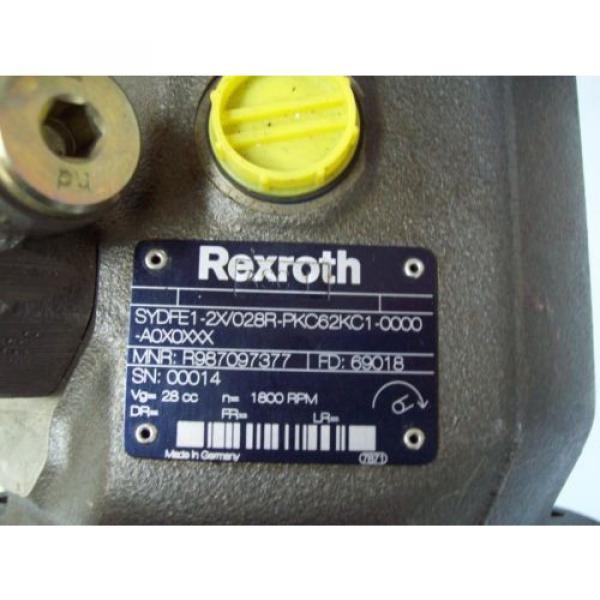 REXROTH SYDFE1-2X/028R-PKC62KC1-0000 CONTROL SYSTEM PRESSURE amp; FLOW - FREE SHIP #2 image